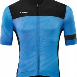 CUBE BLACKLINE Trikot Kurzarm Blue Pattern