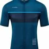 CUBE ATX Trikot Full Zip Kurzarm Blue