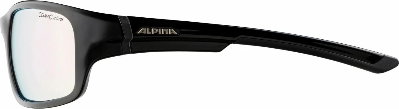 Alpina Sportbrille LYRON S Black / Ceramic Mirror Rose-gold – Bild 3