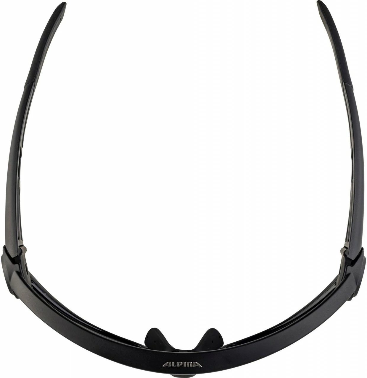 Alpina Sportbrille 5W1NG All Black Matt / Ceramic Mirror+ Blue – Bild 4