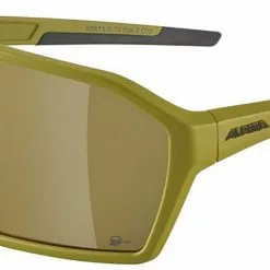 Alpina Sportbrille RAM Q-LITE Olive Matt / Mirror Gold