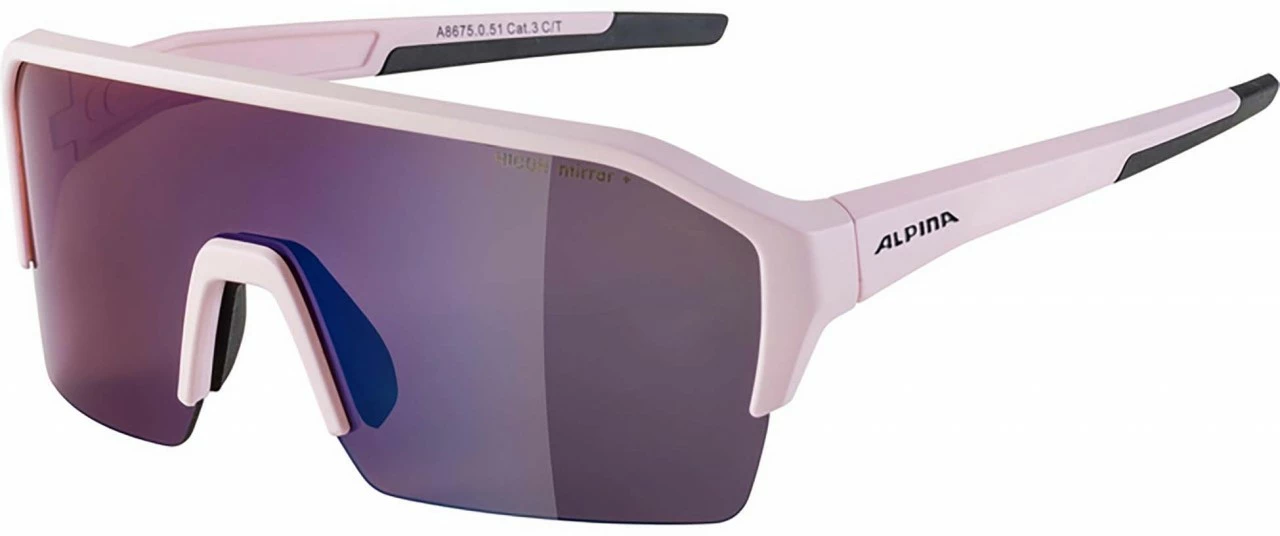 Alpina Sportbrille RAM HR Q-LITE Light-rose Matt / Mirror Blue