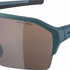 Alpina Sportbrille RAM HR Q-LITE Dirt-blue Matt / Mirror Silver