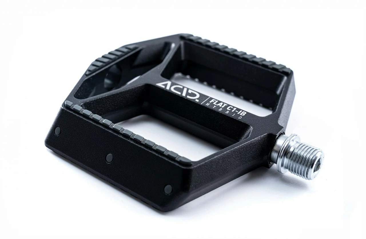 ACID Pedale FLAT A2-IB Hybrid Schwarz – Bild 3