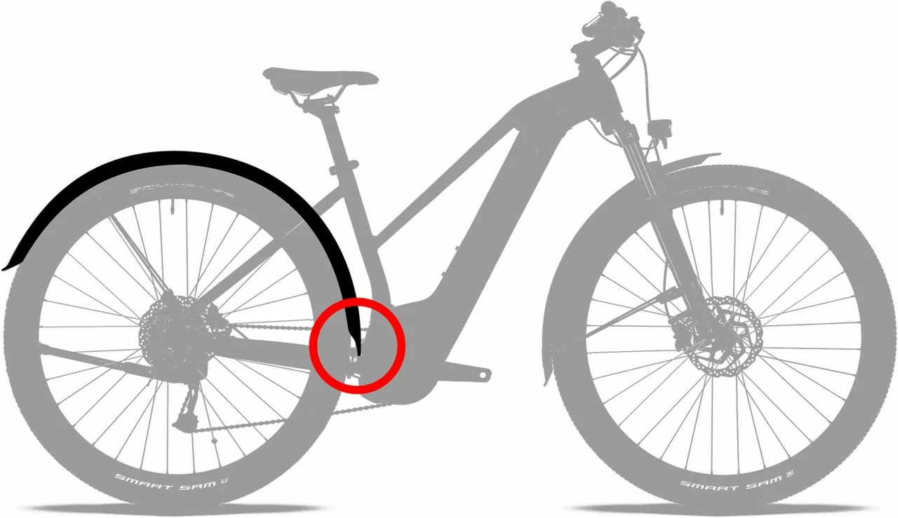 ACID Schutzblechset BB Mount 65 29" Black – Bild 5