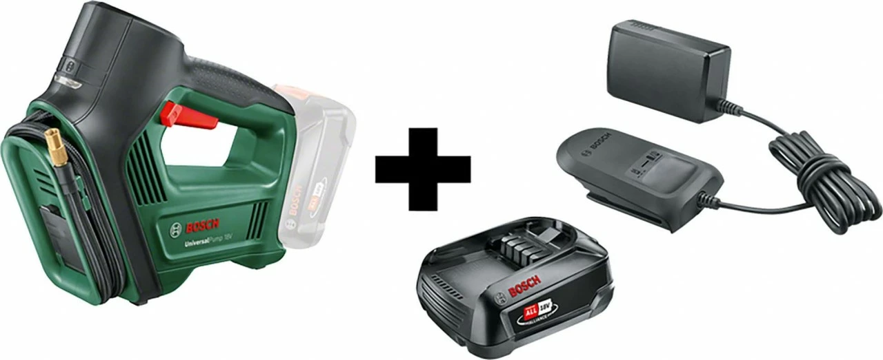 Bosch UniversalPump 18V Akku-Druckluftpumpe + StarterSet 18V
