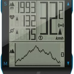 CUBE Fahrradcomputer RACE EVO / Black´n´blue Metallic /