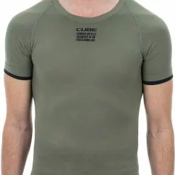 CUBE Funktionsunterhemd Race Be Cool Kurzarm Olive