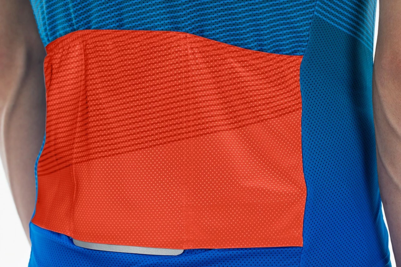 CUBE TEAMLINE Trikot CMPT Kurzarm Blue´n´red´n´grey – Bild 3