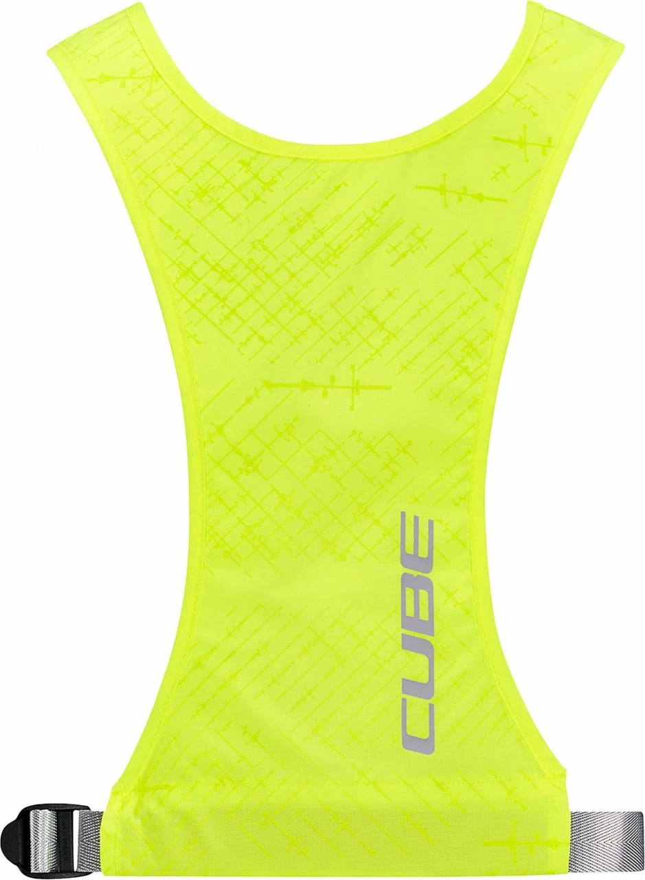 CUBE JUNIOR Safety Weste Standard Yellow – Bild 2