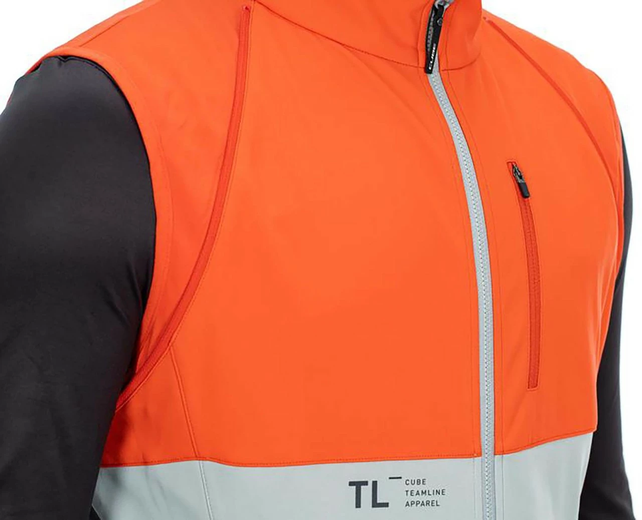 Cube TEAMLINE Multifunktionsjacke Red´n´grey – Bild 5