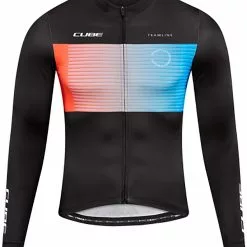 CUBE TEAMLINE Trikot Langarm Black´n´blue´n´red