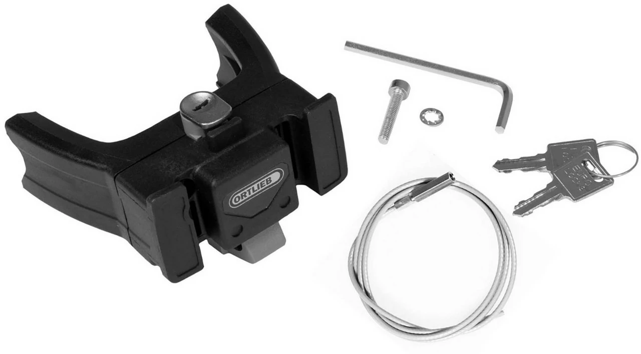 ORTLIEB SPORTARTIKEL Ortlieb Lenkerhalterung Mounting-Set E-Bike With Lock Black