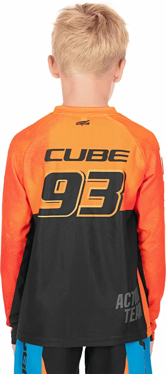 CUBE JUNIOR Trikot Langarm X Actionteam – Bild 2