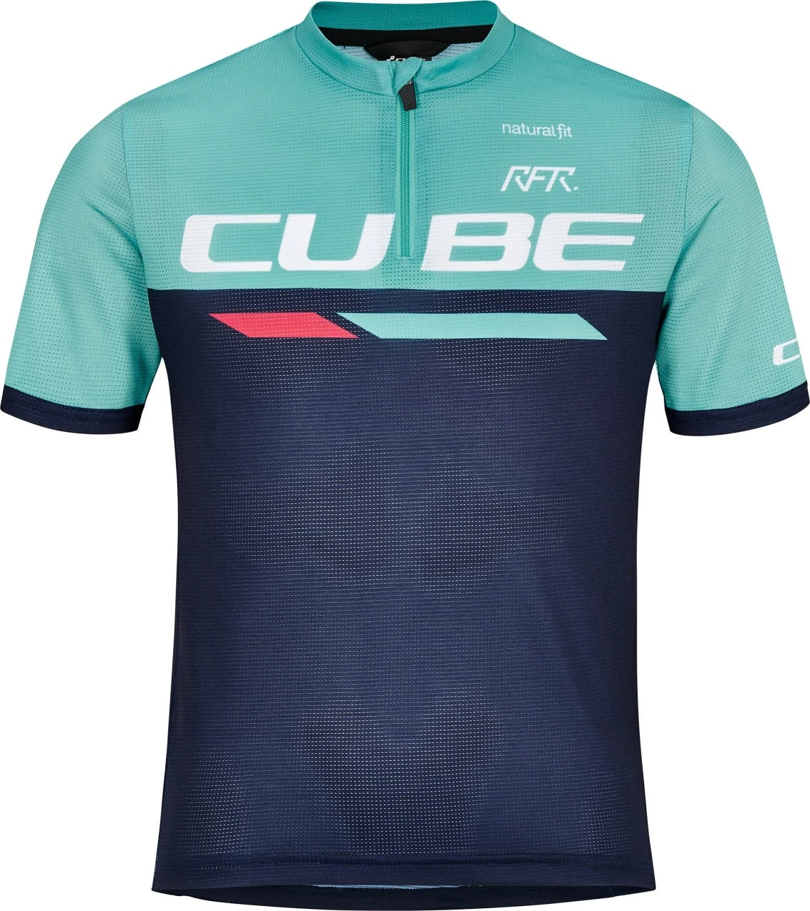 CUBE JUNIOR Teamline Trikot Kurzarm Blue´n´mint – Bild 4