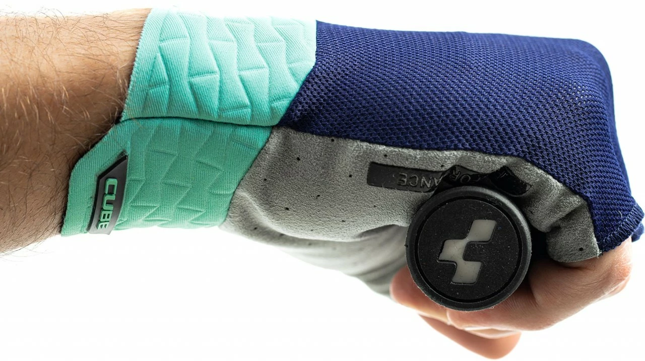 CUBE Handschuhe Performance Kurzfinger Blue´n´mint – Bild 5