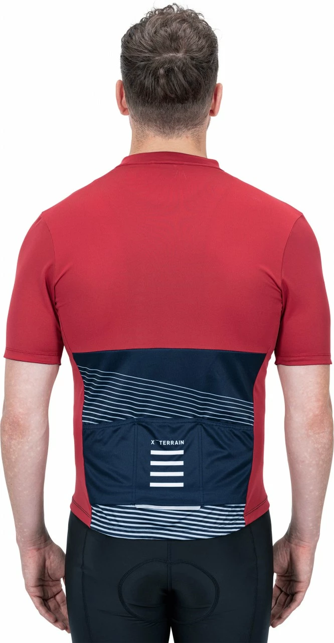 CUBE ATX Trikot Full Zip Kurzarm Red – Bild 2