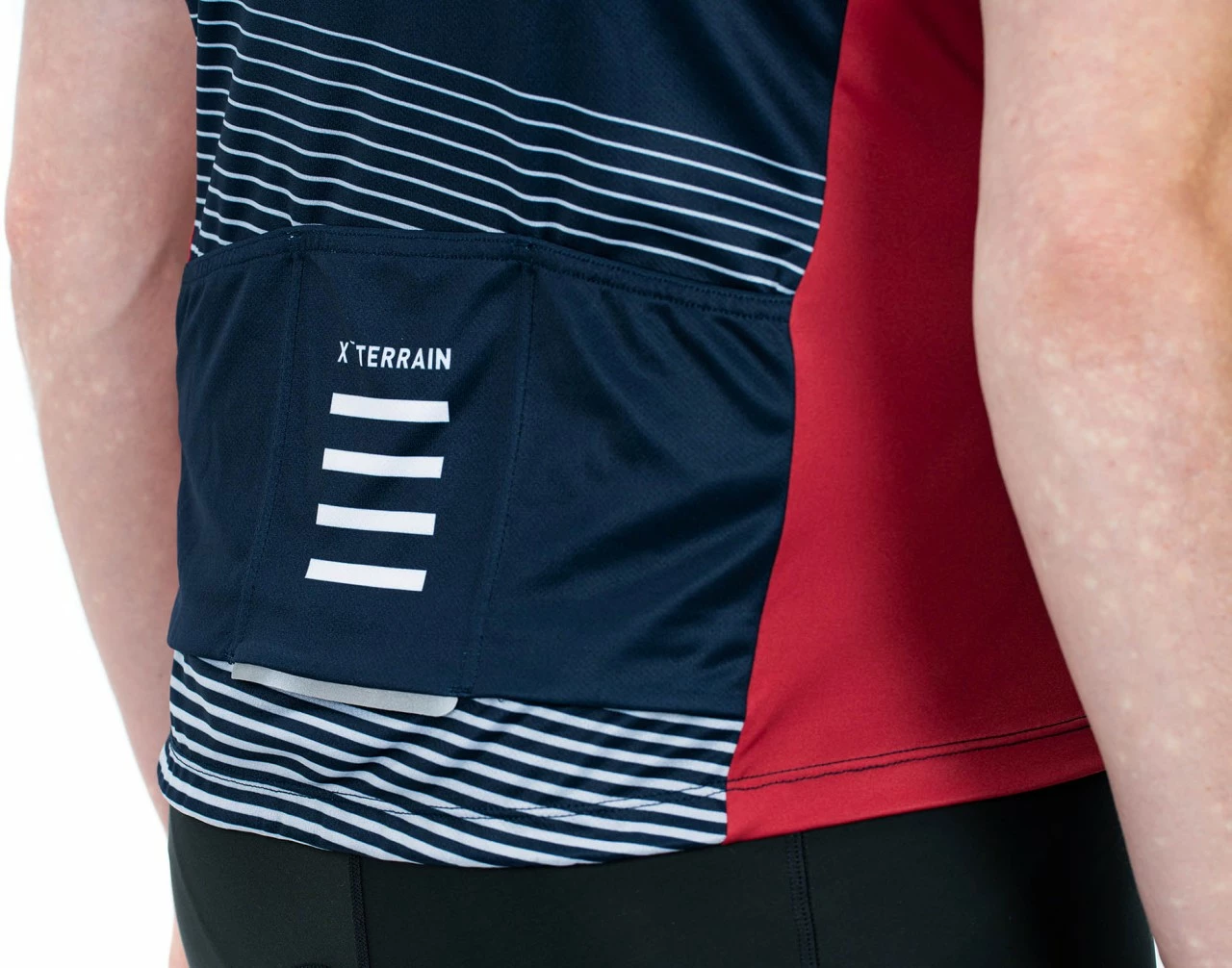 CUBE ATX Trikot Full Zip Kurzarm Red – Bild 4