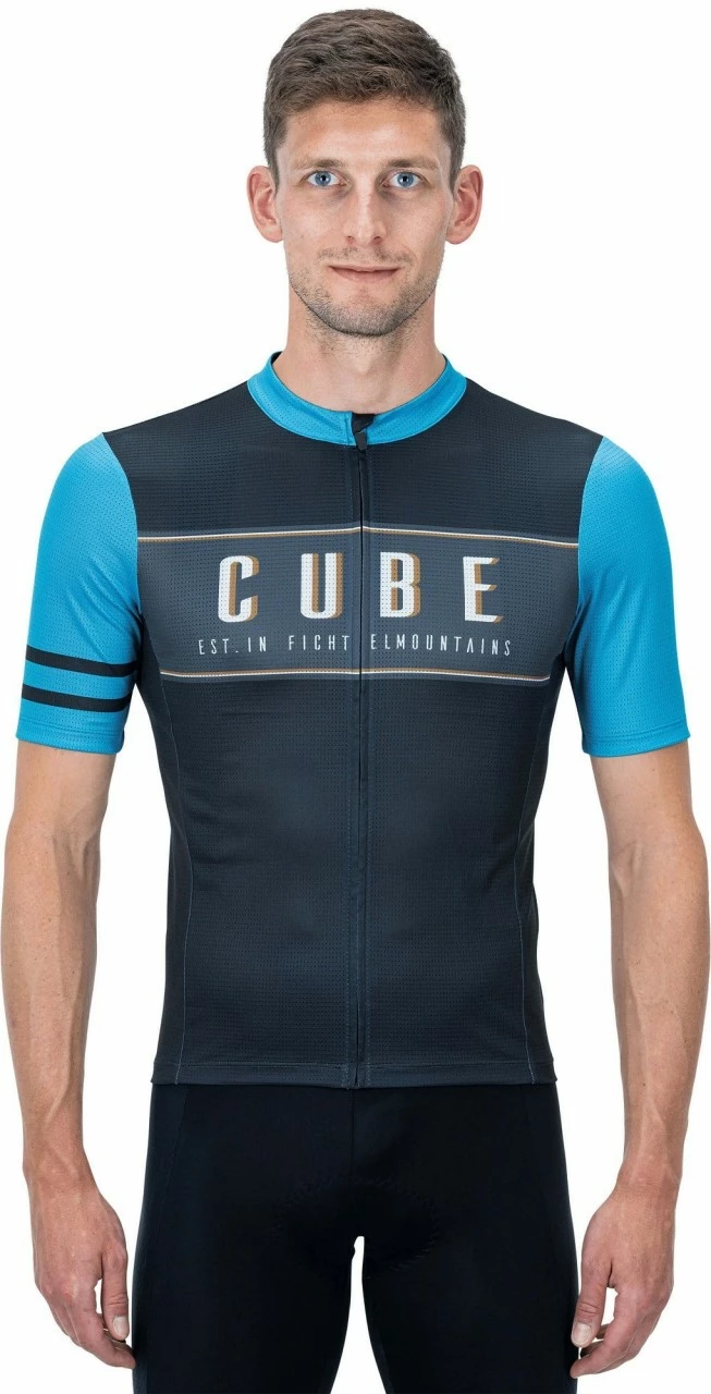 CUBE BLACKLINE Trikot Cross Grey´n´blue – Bild 5