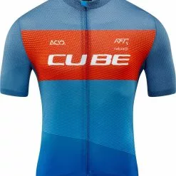 CUBE TEAMLINE Trikot CMPT Kurzarm Blue´n´red´n´grey