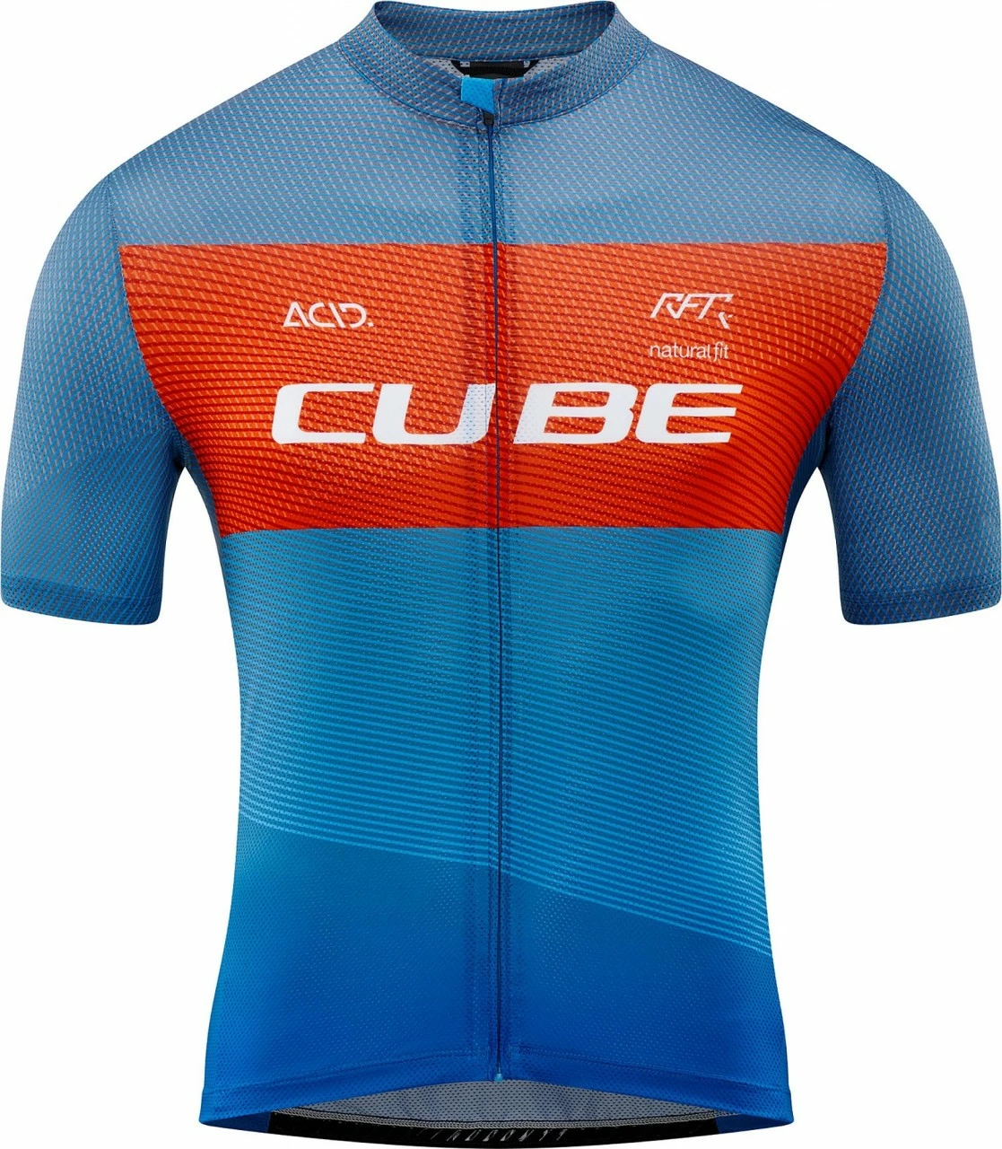 CUBE TEAMLINE Trikot CMPT Kurzarm Blue´n´red´n´grey
