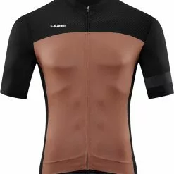CUBE BLACKLINE Trikot Kurzarm Black`n`brown