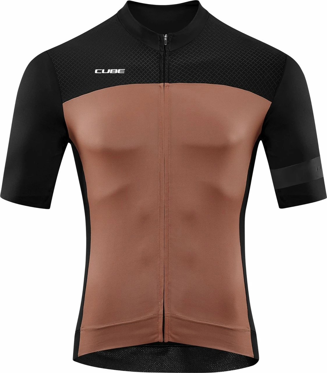 CUBE BLACKLINE Trikot Kurzarm Black`n`brown