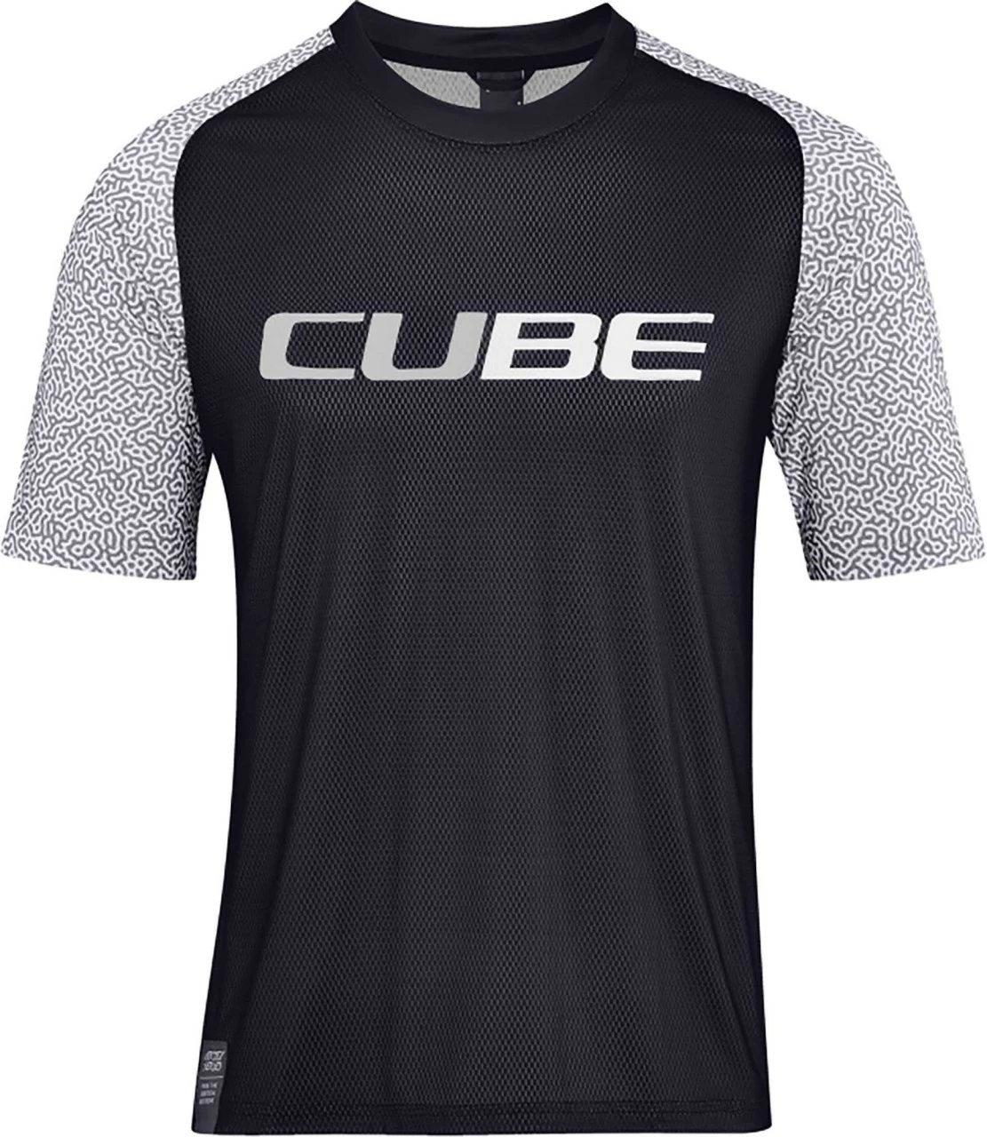 CUBE VERTEX Rundhalstrikot Kurzarm Black