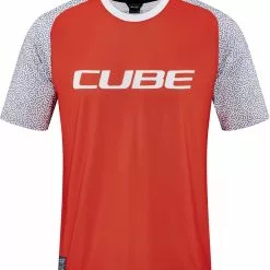 CUBE VERTEX Rundhalstrikot Kurzarm Orange