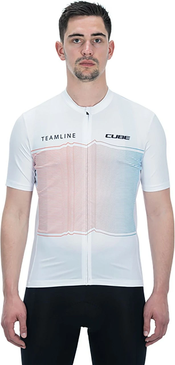 CUBE TEAMLINE Trikot CMPT Kurzarm White – Bild 2