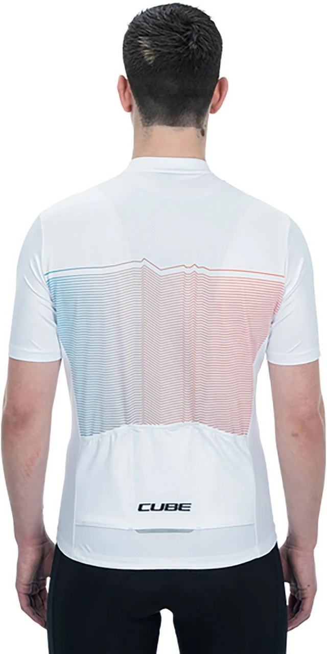 CUBE TEAMLINE Trikot CMPT Kurzarm White – Bild 3