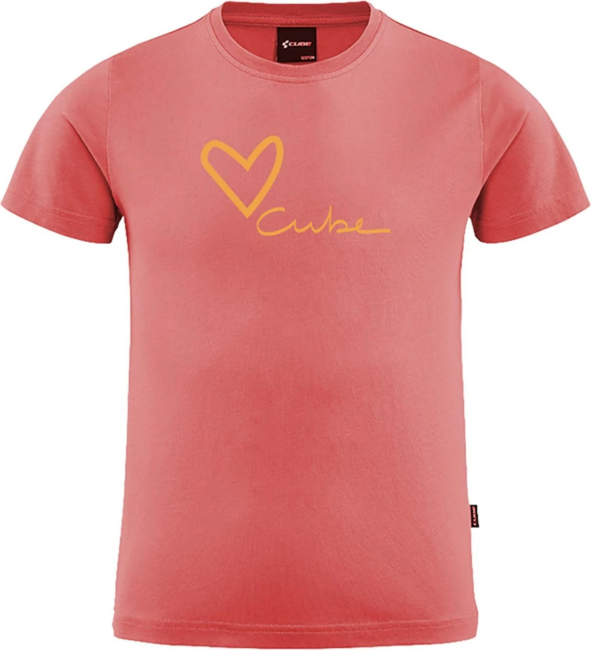 CUBE Organic T-Shirt ROOKIE Bicycle Love Coral – Bild 2